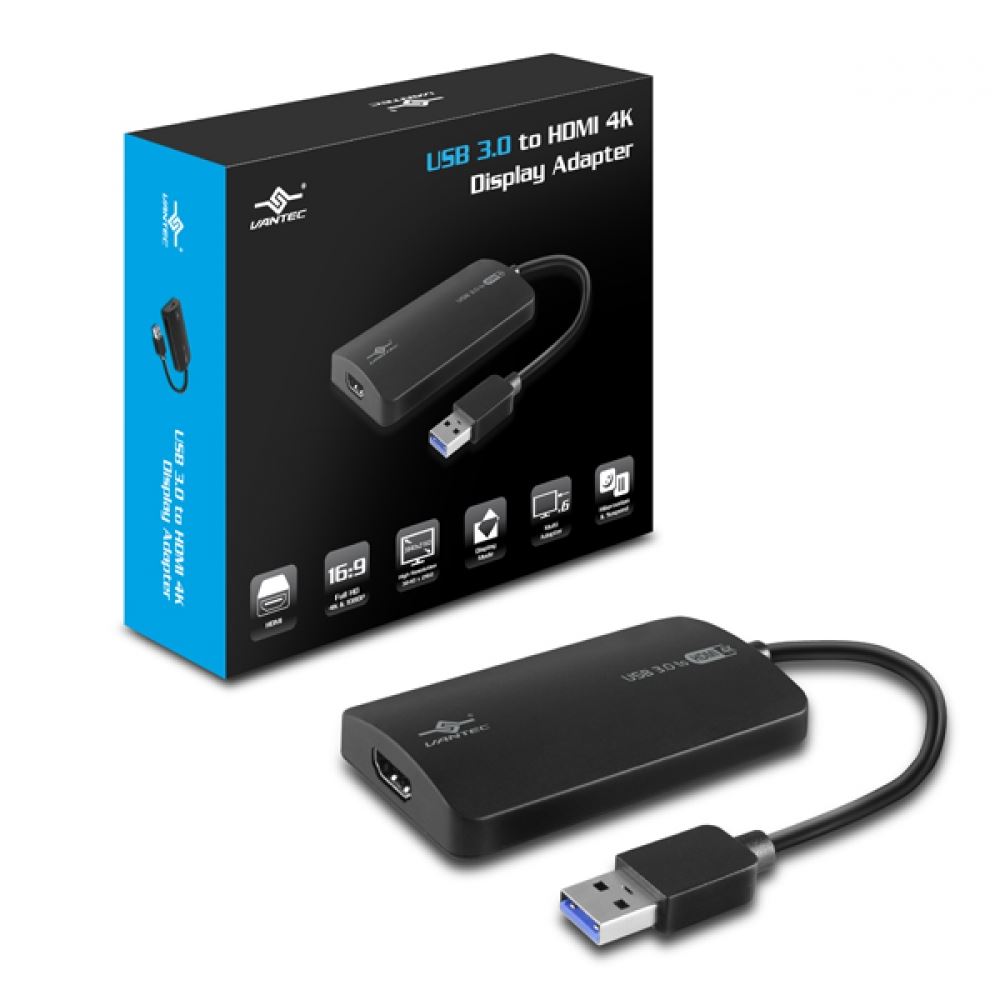USB 3.0 to HDMI 4K Display Adapter - Vantec Thermal Technologies