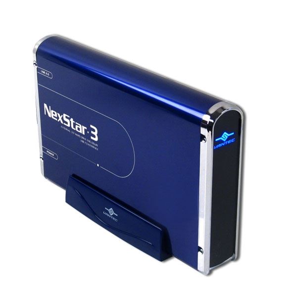 3.5" SATA to USB 2.0 & eSATA External HD Enclosure SLED Onyx Vantec NexStar3 