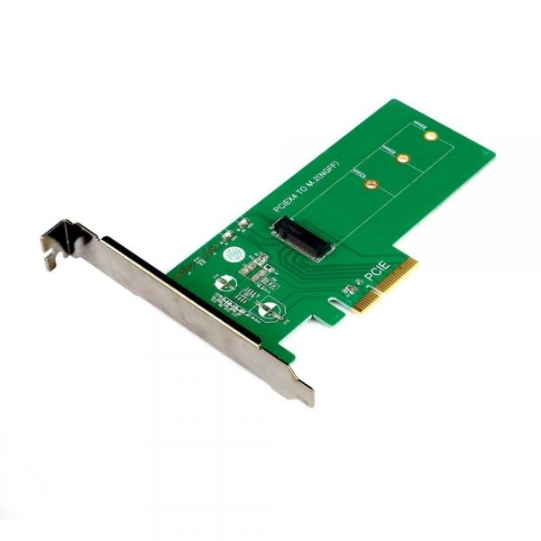 UGT-M2PC200 Vantec M.2 NVMe Green M.2 SATA SSD PCIe x4 Adapter 